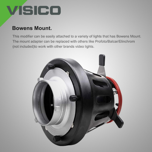 Visico LED Spotlight SP-100C snoot kit - 5